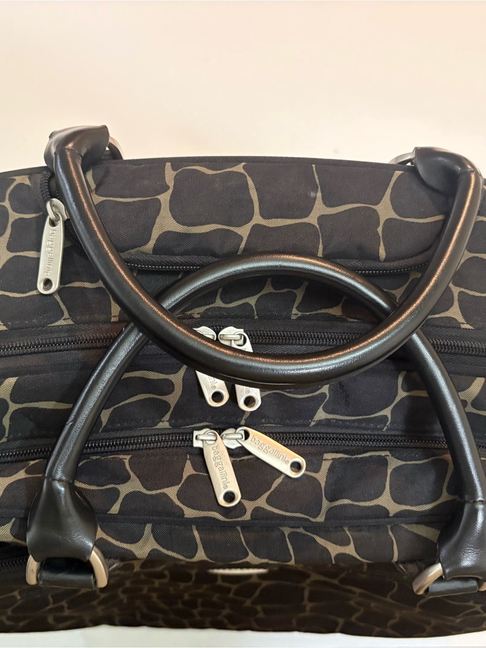 Baggallini Brown Giraffe-Print Laptop Bag - Picture 9 of 16